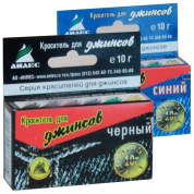 Краситель для джинсов 10гр, черный Анлес (арт. 498447)