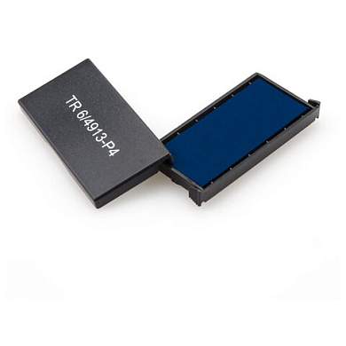 Подушка сменная 59х23 мм, синяя, для Trodat 4913P4, 171100060 (арт. 239396)