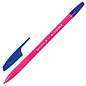 Ручка шариковая BRAUBERG "X-333" NEON SOLID, СИНЯЯ, корпус ассорти, узел 0,7 мм, линия письма 0,35 мм, 142831 (арт. 142831)