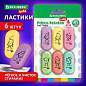 Ластики BRAUBERG KIDS "Fruits", НАБОР 6 штук, 50х23х10 мм, овальные, ассорти, 272669 (арт. 272669)