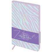 Ежедневник недатированный, А5, 136л., кожзам, Greenwich Line "Vision. Animal print. Zebra", тон. блок, цветной срез (арт. 325293)