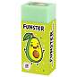 Ластик FUNSTER (ФАНСТЕР) "AVOCADO", 50х21х16 мм, прямоугольный, картонный держатель, экологичный ПВХ, ассорти, 272723 (арт. 272723)