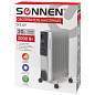 Обогреватель масляный SONNEN DFS-09, 2000 Вт, 9 секций, белый, 453499 (арт. 453499)