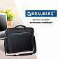 Сумка портфель BRAUBERG SYDNEY с отделением для ноутбука 17,3", откидная крышка, черная, 34х44х6 см, 240449 (арт. 240449)