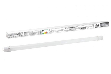 TDM НЛ-T8 G13 20W 230V 4000K 4K 1200мм матовая стекло непов. (30!) Народная SQ0340-1503 (арт. 689447)