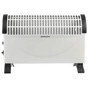 Обогреватель-конвектор SONNEN Y-01S, 2000 Вт, 3 режима работы, белый/черный, 455309 (арт. 455309)