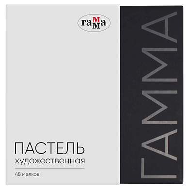 Пастель художественная Гамма, 48цветов, картон. упак. (арт. 372583)