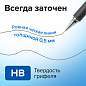 Карандаш механический 0,5 мм, BRAUBERG "Black Jack", металлический корпус, ластик, резиновый грип, 180463 (арт. 180463)