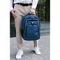 Рюкзак HEIKKI SECURE (ХЕЙКИ) универсальный, 2 отделения, отделение для ноутбука, синий, 46x31x19 см, 273896 (арт. 273896)