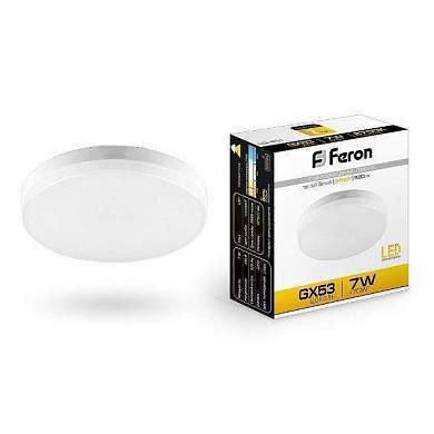 Feron GX53 7W(520lm) 2700K 2K 24x75 матовая LB-451 25831 (арт. 619881)