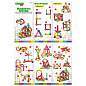 Магнитный конструктор MAGNETIC STICKS, 72 магнитные детали, BRAUBERG KIDS, 665722 (арт. 665722)