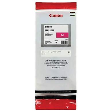 Картридж струйный CANON (PFI-320M) для imagePROGRAF TM-200/205/300/305, пурпурный, 300 мл, оригинальный, 2892C001 (арт. 363500)