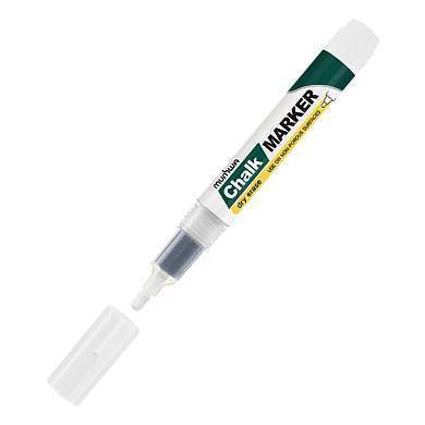Маркер меловой MunHwa "Chalk Marker" белый, 3мм, спиртовая основа, пакет (арт. 227223)