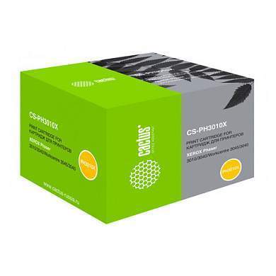 Картридж лазерный CACTUS (CS-PH3010X) для XEROX Phaser 3010/WC3045, черный, ресурс 2300 стр. (арт. 361773)