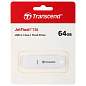 Флеш-диск 64 GB TRANSCEND JetFlash 730, USB 3.1, белый, TS64GJF730 (арт. 514053)