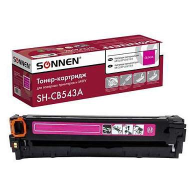 Картридж лазерный SONNEN (SH-CB543A) для HP CLJ CP1215/1515 ВЫСШЕЕ КАЧЕСТВО, пурпурный, 1400 страниц, 363957 (арт. 363957)