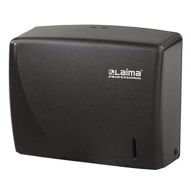 Диспенсер для полотенец LAIMA PROFESSIONAL ORIGINAL (Система H2), Z-сложения, черный, ABS-пластик, 605760 (арт. 605760)