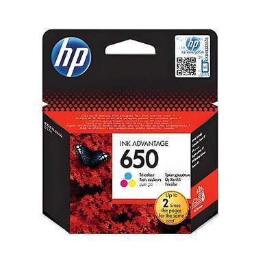 Картридж струйный HP (CZ102AE) Deskjet Ink Advantage 2515/2516 №650, цветной, оригинальный (арт. 361008)