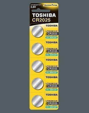 Элемент питания Toshiba CR2025 BL5 (арт. 692863)