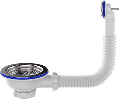 Aquant Перелив для мойки 3 1/2'' с круглым вертикальным корпусом, NV320-10-MR (арт. 876373)