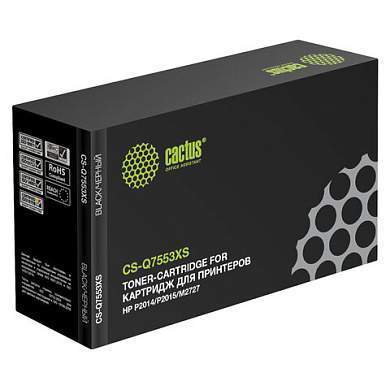 Картридж лазерный CACTUS (CS-Q7553XS) для HP LaserJet 2015/2015n/2014, ресурс 7000 страниц (арт. 362040)