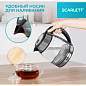 Чайник SCARLETT SC-EK27G54, 1,7 л, 1800 Вт, закрытый нагревательный элемент, стекло, стальной (арт. 457213)