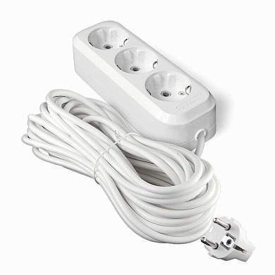 UNIVersal сет. удл. ПВС 3х1 3 роз. 10 м 10А земля У10-554 554-10 (арт. 240772)