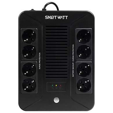 Источник бесперебойного питания SMARTWATT UPS SAFE PRO 850, 850 ВА (510 Вт), 8 розеток, 3703020270005 (арт. 355138)