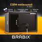 Сейф мебельный BRABIX "SF-200KL", 200х310х200 мм, ключевой замок, черный, 291144, S103BR211114 (арт. 291144)
