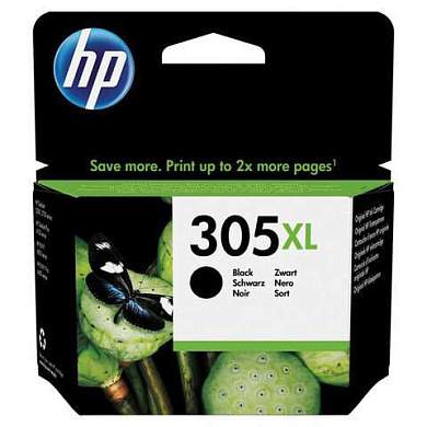 Картридж струйный HP (3YM62AE) DJ 2320/2720/4120, №305XL, черный, оригинальный, ресурс 240 страниц (арт. 363782)