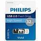 Флеш-диск 32 GB PHILIPS VIVID, разъем USB 2.0, черный, FM32FD05B/97 (арт. 514090)
