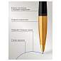 Ручка шариковая Parker "Urban Twist Black GT" синяя, 1,0мм, поворот., подарочная упаковка (арт. 318950)