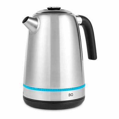 Чайник BQ (БИ-КЬЮ) KT1725SW, 1,7 л, 2200 Вт, закрытый нагревательный элемент, нержавеющая сталь, 86189558 (арт. 457556)