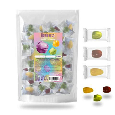 Мармелад жевательный FLAVIMENTO "Mango&Grape" с соком, микс вкусов, 500 г, УТ-00002868 (арт. 624768)