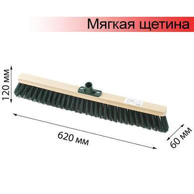 Щетка для уборки техническая, ширина 60 см, мягкая щетина 7 см, дерево, еврорезьба, LAIMA EXPERT, 605374 (арт. 605374)