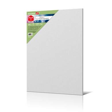 Холст на подрамнике BRAUBERG ART BASIC, 30х40 см, 280 г/м2, хлопок, мелкое зерно, грунт, 192666 (арт. 192666)