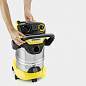 Пылесос хозяйственный KARCHER WD 6 PS, мусоросборник 30 л, мощность 1300 Вт, желтый, 1.628-360.0 (арт. 456637)