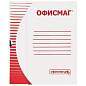 Короб архивный с клапаном А4 (260х325 мм), 75 мм, до 700 листов, плотный, микрогофрокартон, БЕЛЫЙ, ОФИСМАГ, 123017 (арт. 123017)