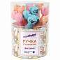 Ручка фигурная шариковая ЮНЛАНДИЯ "Мишка", мягкий силиконовый корпус, ассорти, СИНЯЯ, пишущий узел 0,7 мм, 143780 (арт. 143780)