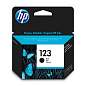 Картридж струйный HP (F6V17AE) Deskjet 2130, №123, чёрный, оригинальный, ресурс 120 стр. (арт. 362197)