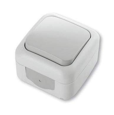 VIKO by Panasonic PALMIYE выкл. 1 кл. ОУ серый 10А IP54 90555501 (арт. 491774)