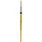 Кисть художественная синтетика Гамма "GOLD BRUSH", круглая №8, французское крепление, короткая ручка (арт. 366869)
