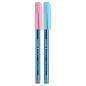 Ручка шариковая Schneider "Tops 505 F Bubble Gum" синяя, 0,8мм, прозрачный корпус (арт. 357703)
