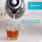 Чайник SCARLETT SC-EK27G13, 2 л, 2200 Вт, закрытый нагревательный элемент, стекло, стальной (арт. 457215)