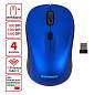 Мышь беспроводная SONNEN V-111, USB, 800/1200/1600 dpi, 4 кнопки, оптическая, синяя, 513519 (арт. 513519)