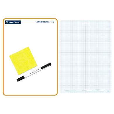 Доска для рисования с маркером двухсторонняя Centropen, А4 (арт. 063398)