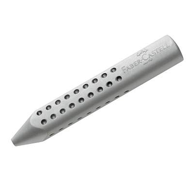 Ластик Faber-Castell "Grip 2001", трехгранный, серый, 90*15*15мм (арт. 286070)