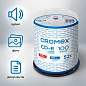 Диски CD-R CROMEX, 700 Mb, 52x, Cake Box (упаковка на шпиле), КОМПЛЕКТ 100 шт., 513778 (арт. 513778)