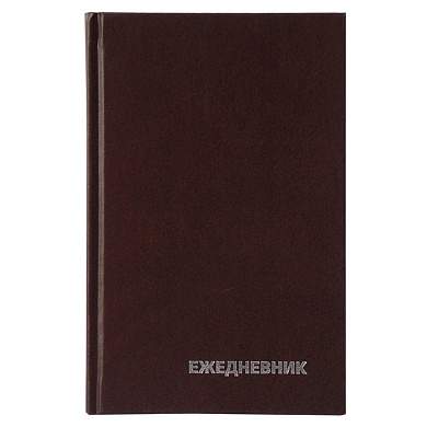Ежедневник недатированный, А6, 160л., бумвинил, BG, коричневый (арт. 367655)