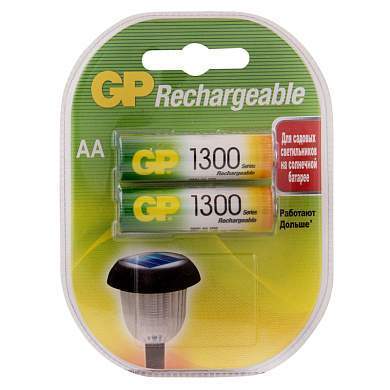 Аккумулятор GP AA (HR06) 1300mAh 2BL (арт. 288128)